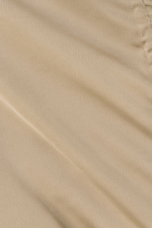 Khaki Silky Elastic Drawstring Bindi Shorts