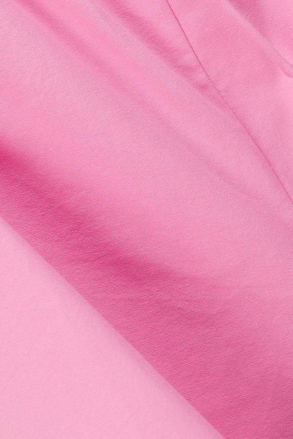 Pink Ruched Puff Sleeve Bikkie Mini Top