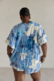 Lani Shorts - Azure Bloom