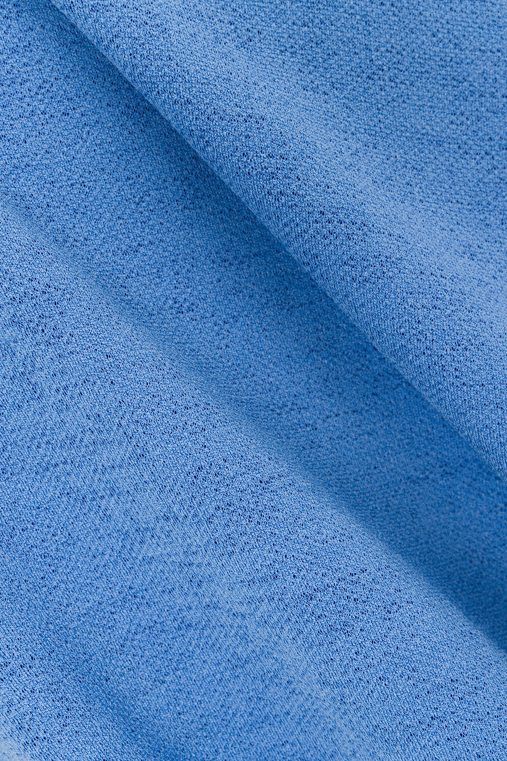 Blue Asymmetric Draped Mazi Kimora Dress