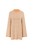 SAMPLE-Morela Knit Dress - Honey Stripe
