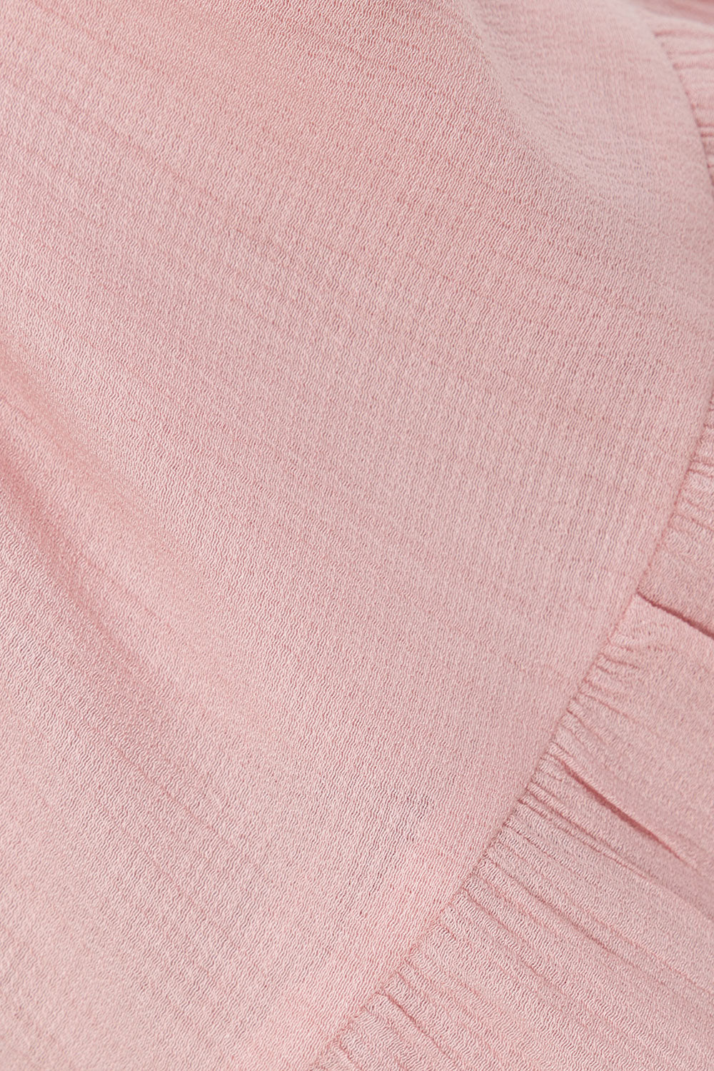 Blush Pink Elastic Drawstring Huxley Shorts