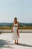 Dien Wrap Skirt - White