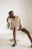 SAMPLE-Milena Playsuit - Beige