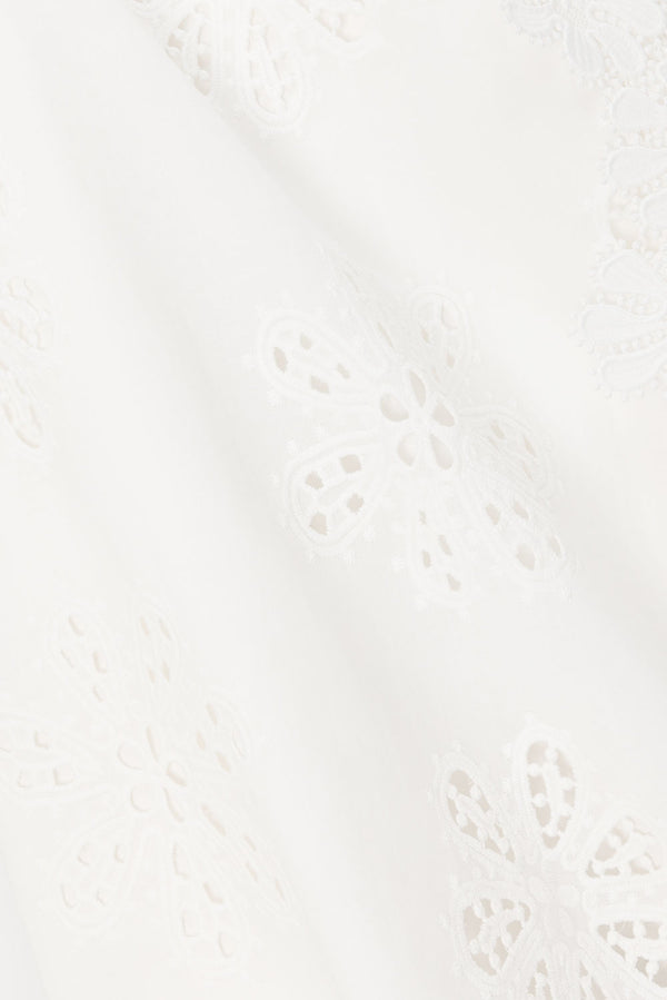 Araminta Embroidered Maxi Dress - Stella Marina - White