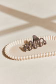 Chocolate Brown Wavy Defail Gaia Claw Clip