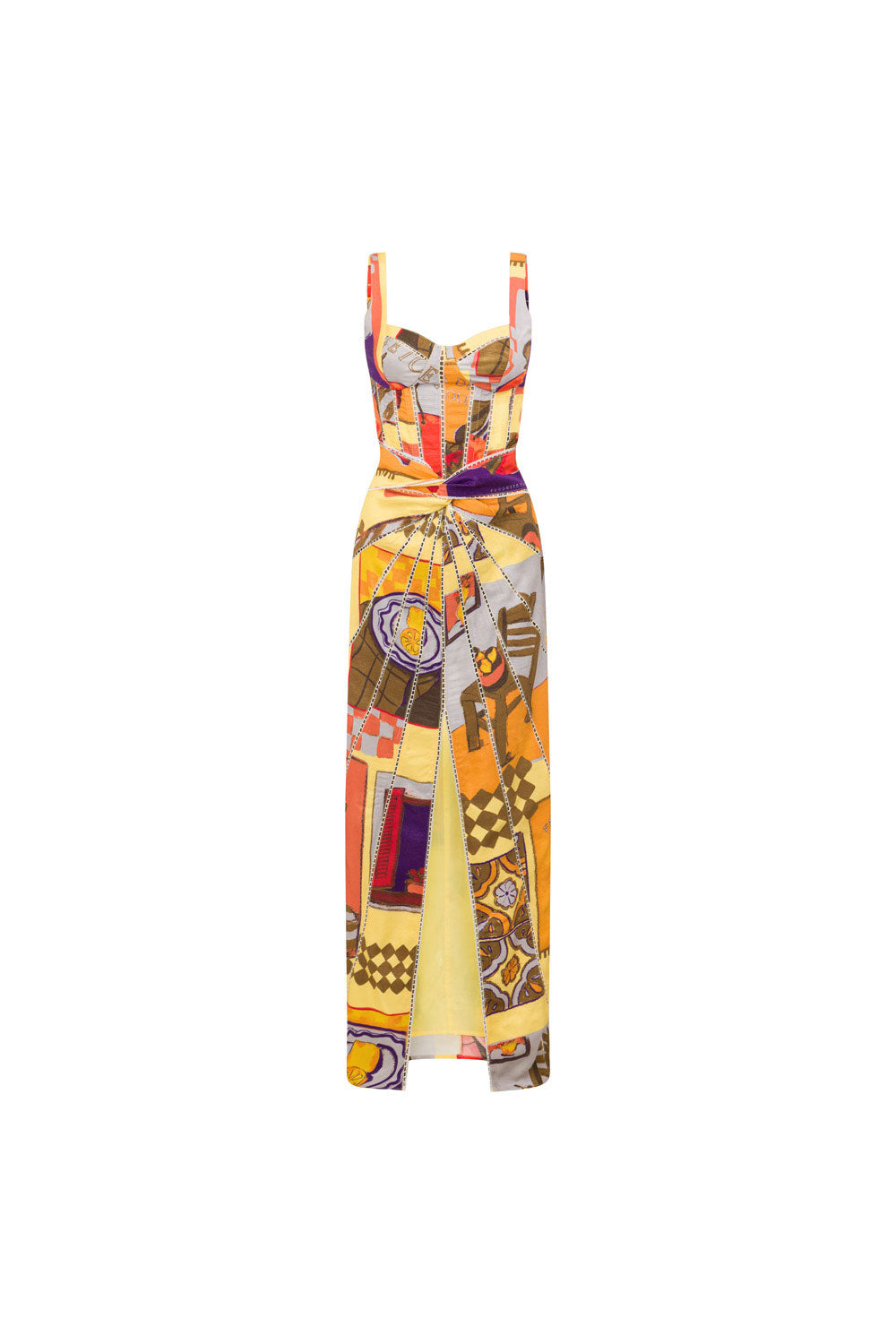 SAMPLE-Milana Dress - Villagio Yellow
