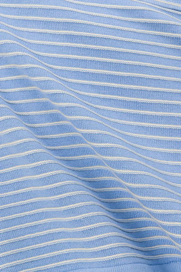 Blue Stripe V Neck Helena Top