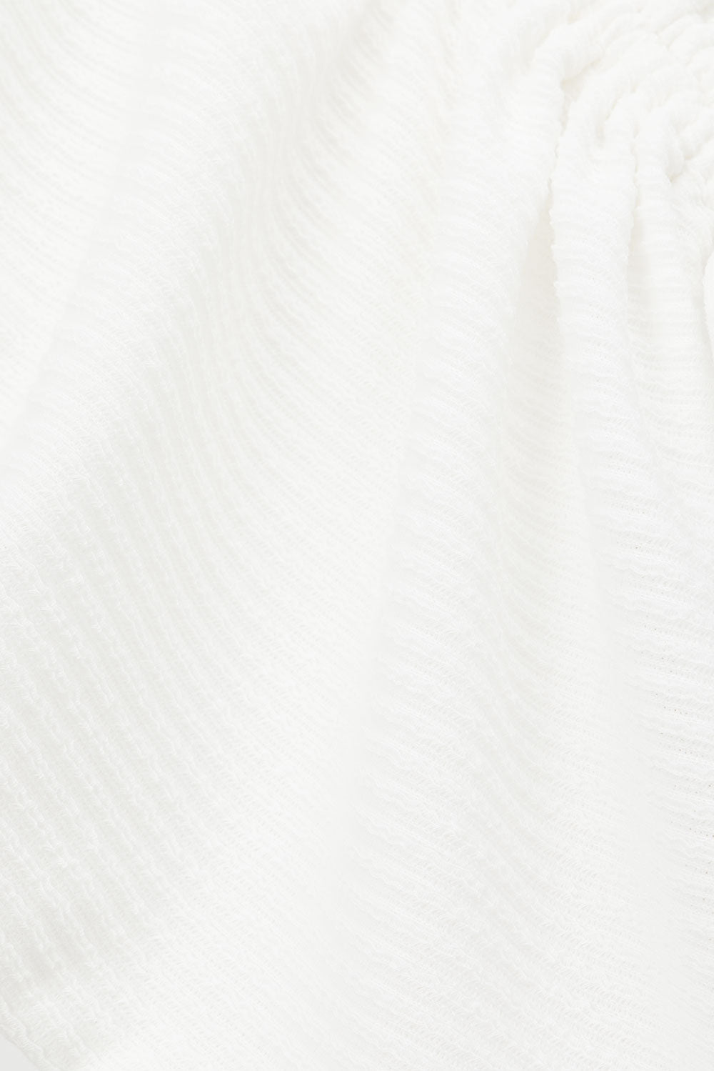 Leni One Shoulder Top - White