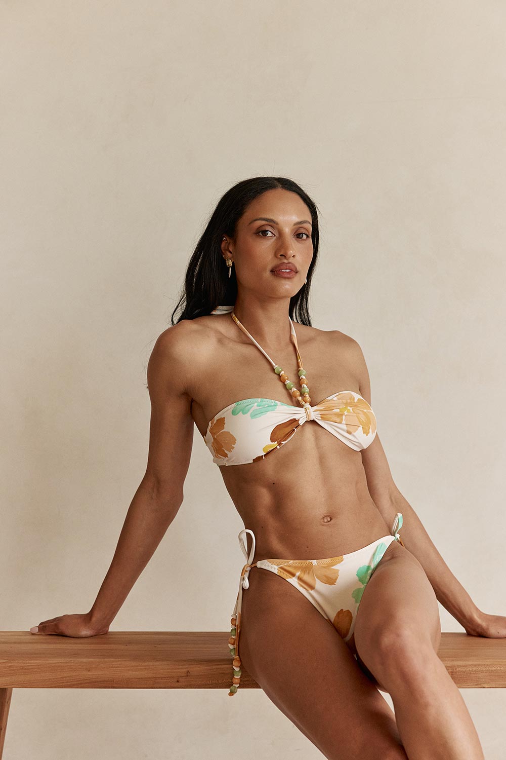 Pixie Tie Bottoms - Brushed Fleur