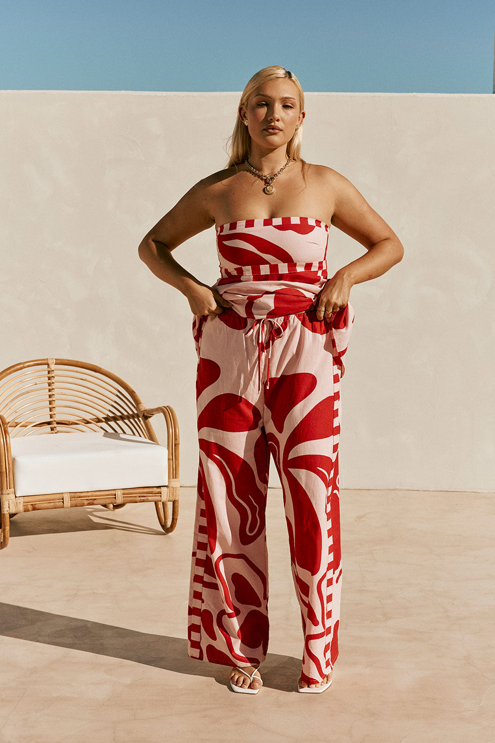 SAMPLE-Enya Pants - Darling Floral