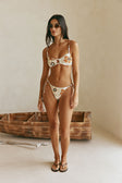 Akela Bandeau Top - Olive Tini