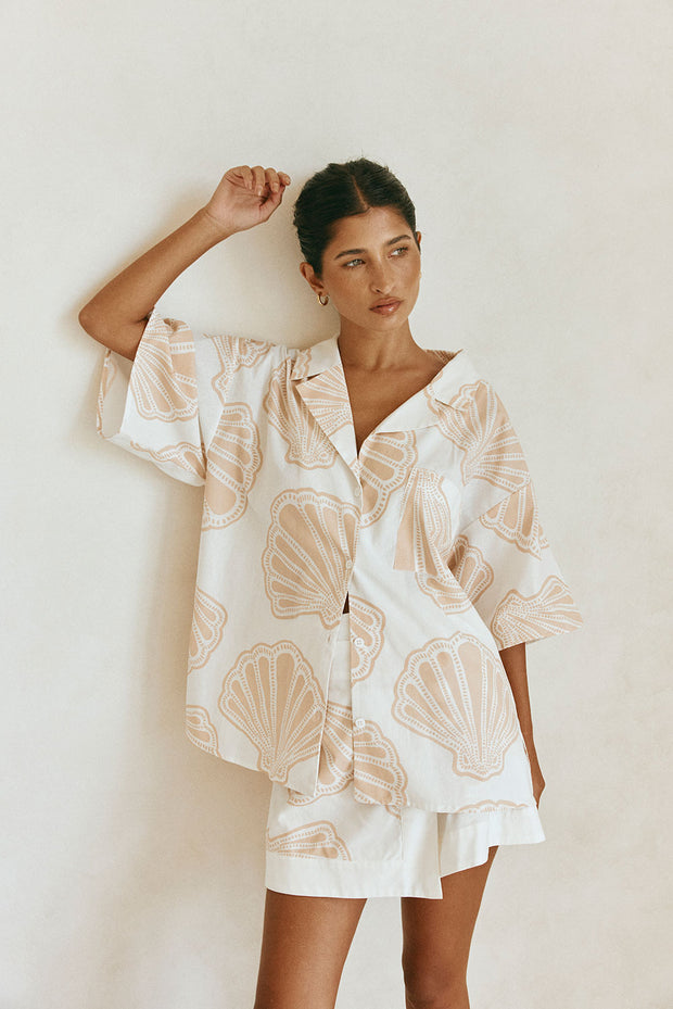 Celestia Top - Coastal Shell