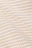 Beige and White Stripe Woven Wrap Billy Top