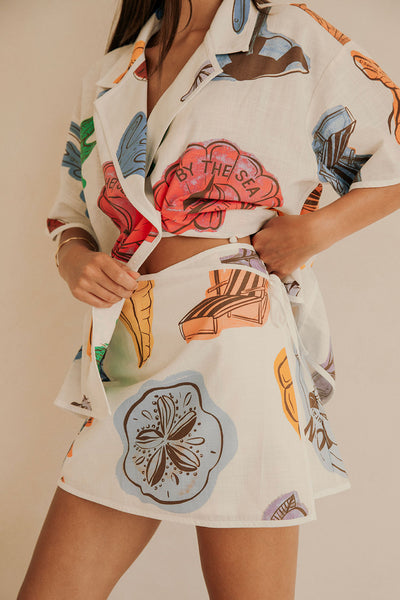 Avery Skirt - By The Sea