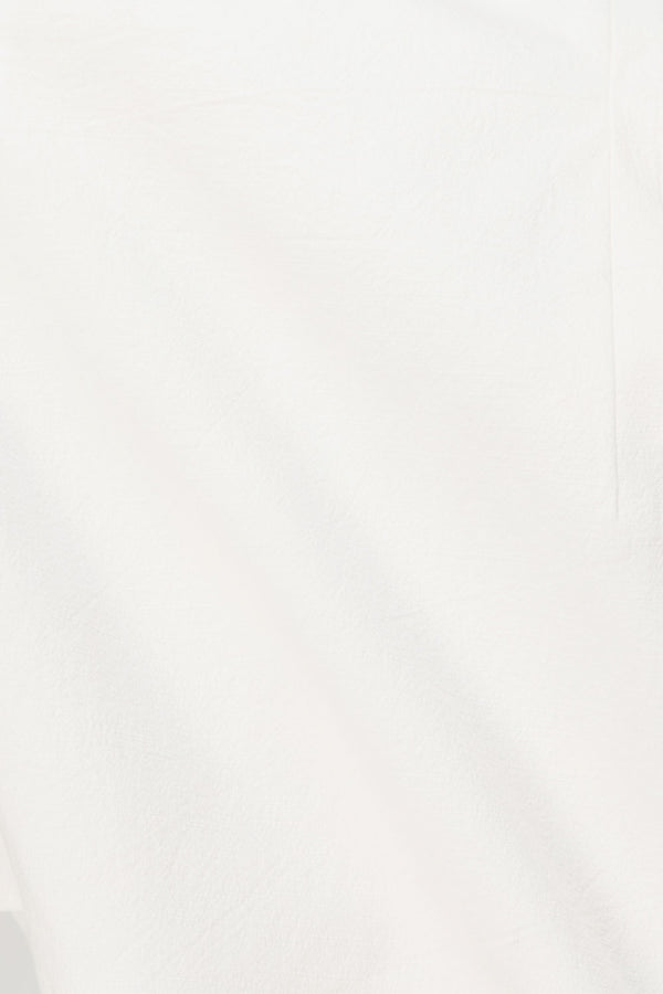 White Cotton One Shoulder Vivia Top