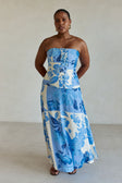 SAMPLE-Mirae Dress - Azure Bloom