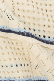 Cream Patch Crochet Knit Halter Matilda Top