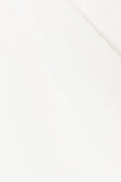 White Cotton Elastic Drawstring Muse Shorts