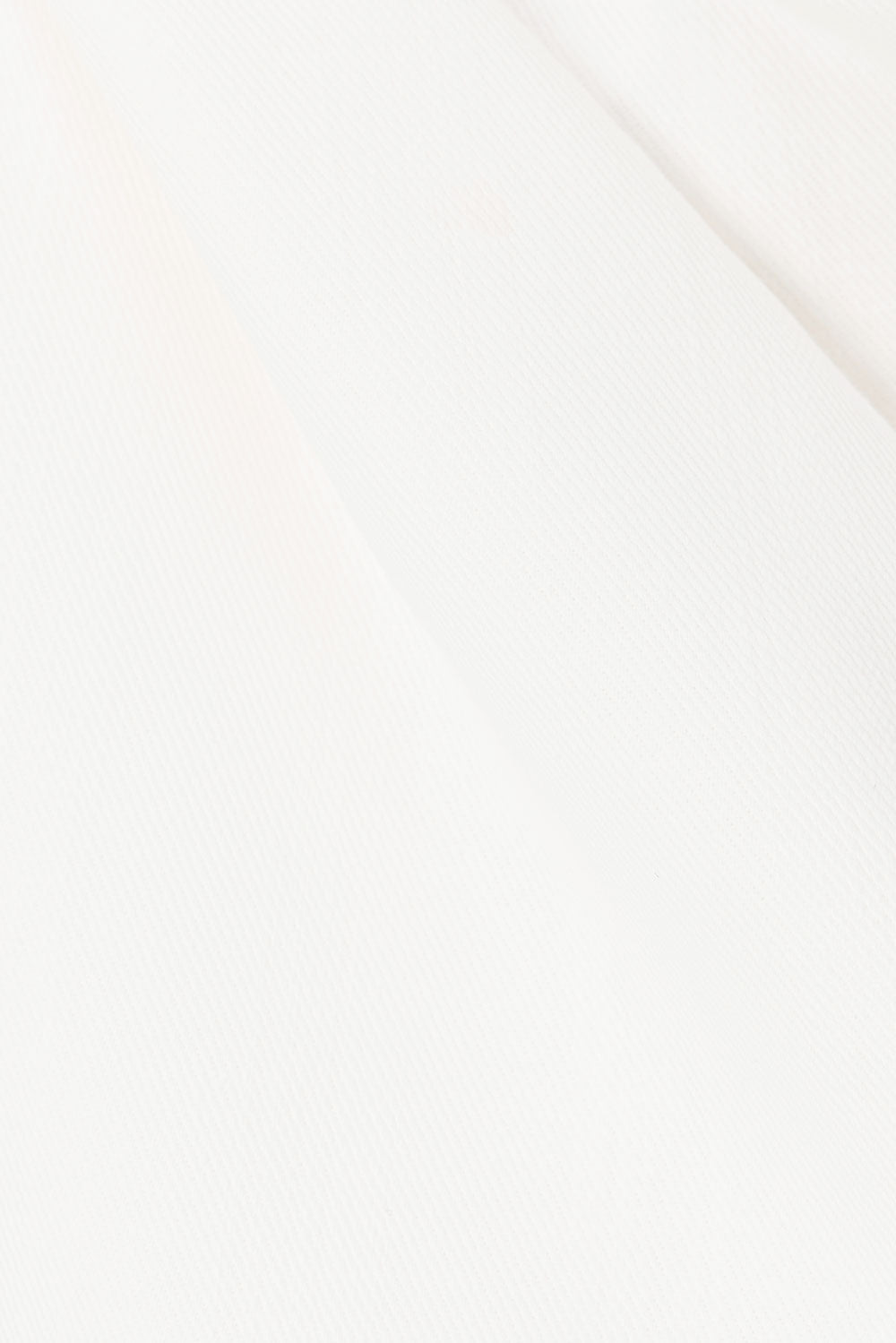 White Cotton Elastic Drawstring Muse Shorts
