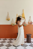 SAMPLE-Melena Dress - Beige Flower