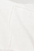 White Cheesecloth Strapless Flouncy Carissa Top