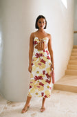 SAMPLE-Aster Cutout Dress - Dusk Lily