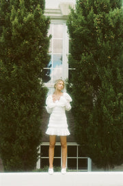 SAMPLE-Coconut Shirred Dress