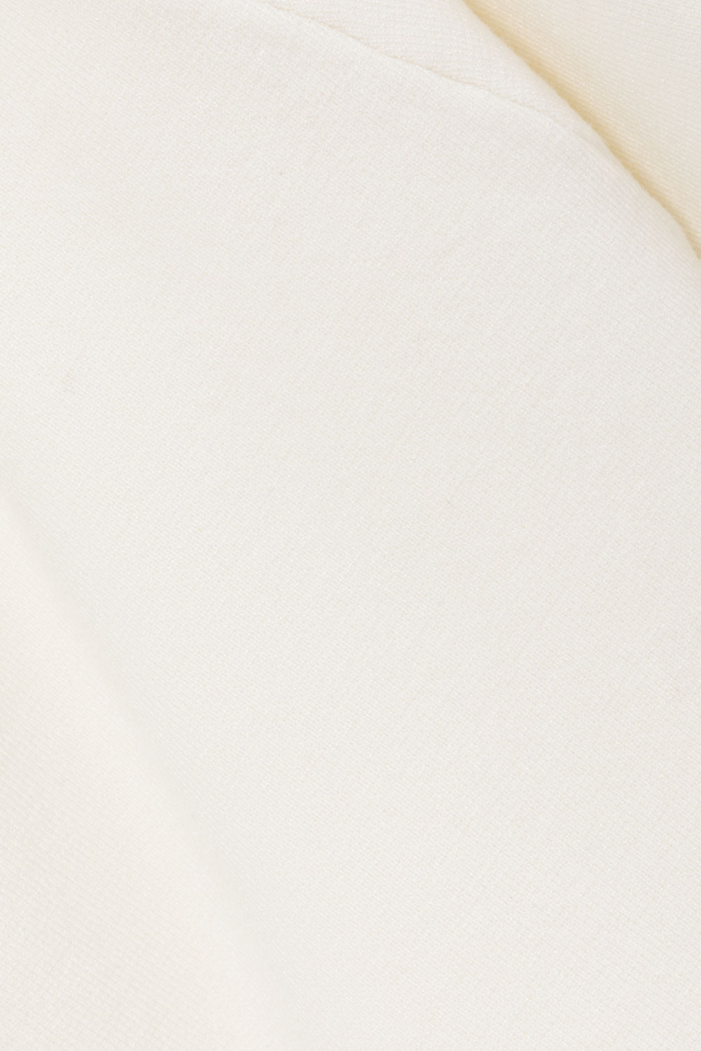 White Knit High Waist Elastic Alara Shorts