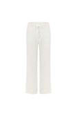 White Textured Elastic Drawstring Adora Plants