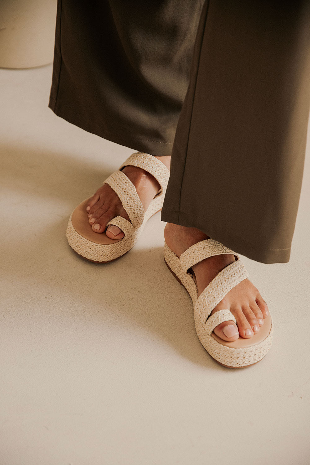 Natural Platform Tiera Platform Sandals