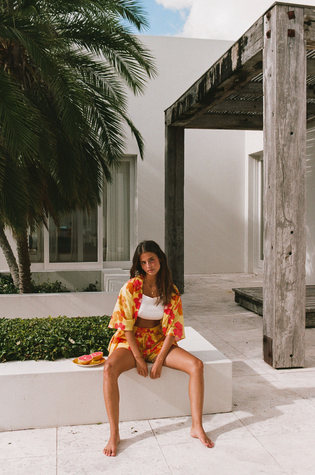 SAMPLE-Thessy Shorts - Romance Floral