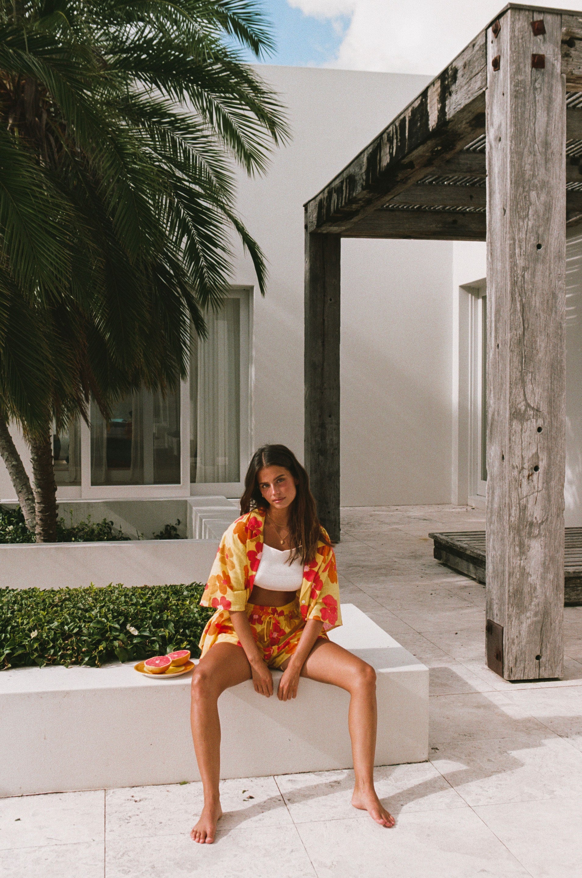 SAMPLE-Thessy Shorts - Romance Floral