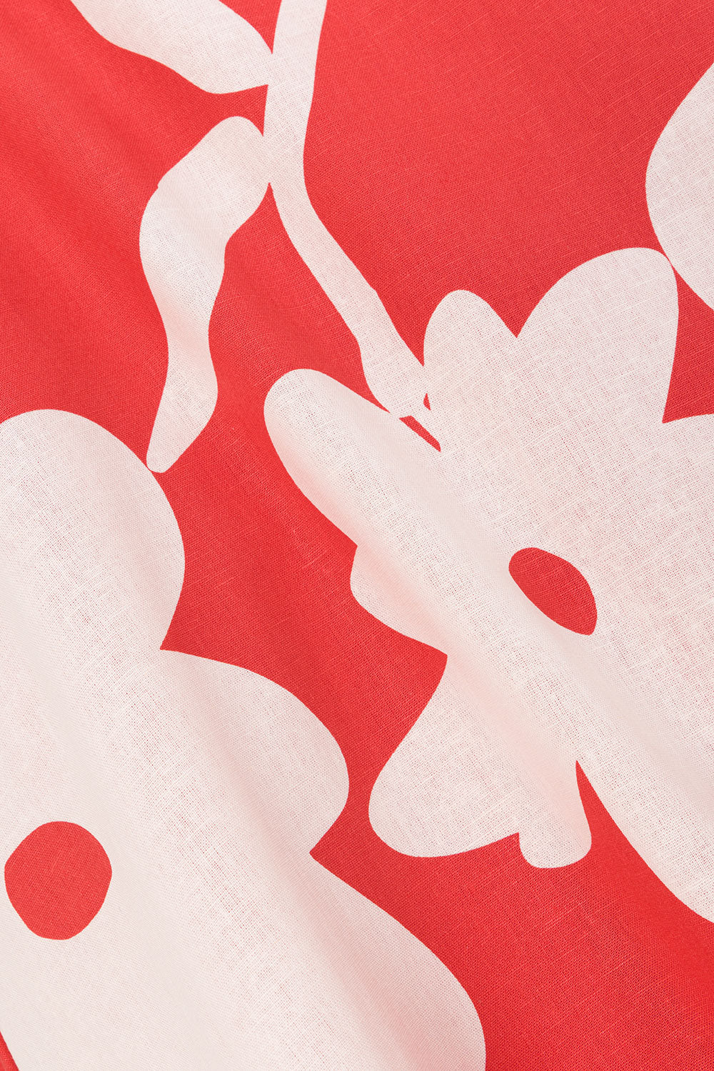 Red Sweet Caroline White Floral Strapless Maxi Wynona Dress