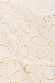 Beige Broderie Gathered Strappy Hazel Top