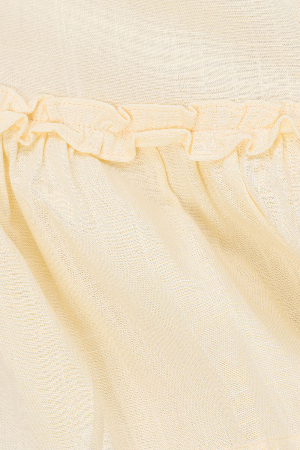 Cream Ruffle Strappy Tie Cantrell Top