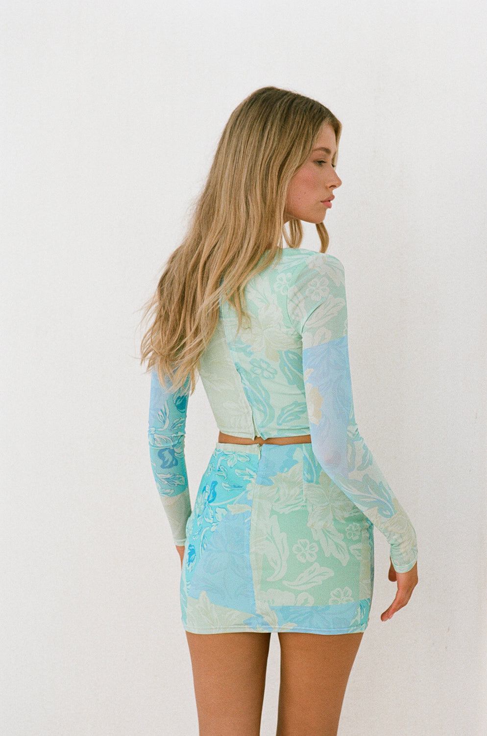 SAMPLE-Ellamay Skirt - Blue