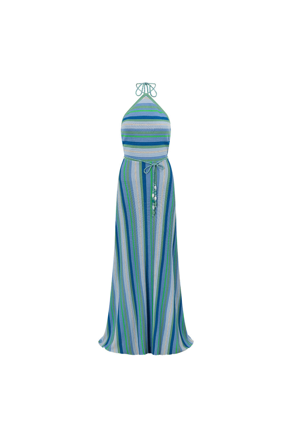 Karmela Dress - Blue Stripe