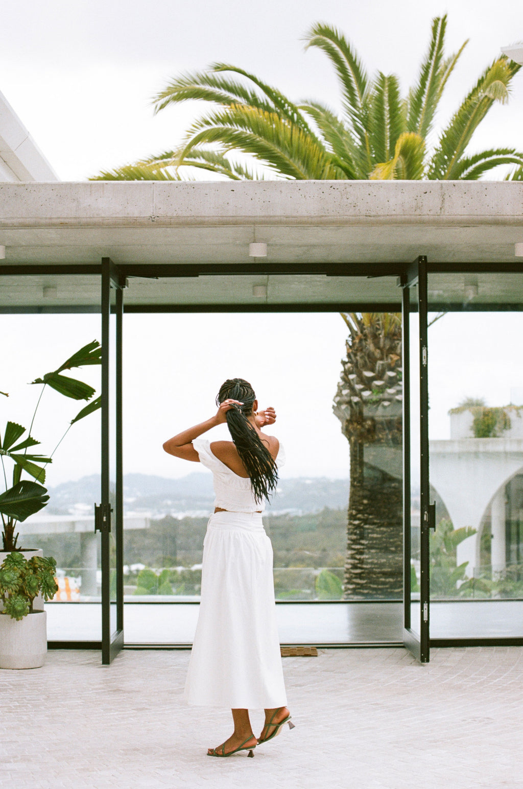 SAMPLE-Dahana Midi Skirt