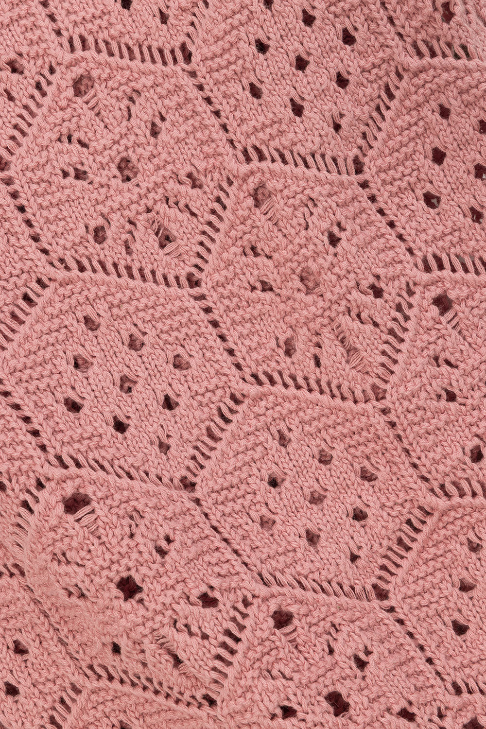 Blush Pink Crochet Knit Umiko Pants
