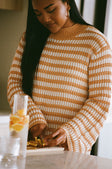 SAMPLE-Morela Knit Dress - Honey Stripe