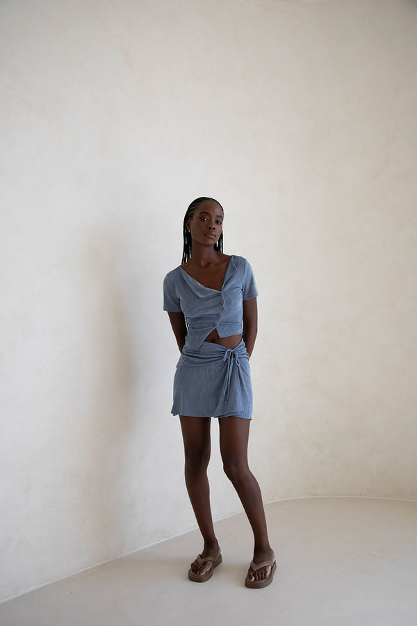 Gazelle Mini Skirt - Blue