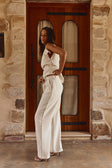 Ivory Suiting Flared Naomi Trouser Pants