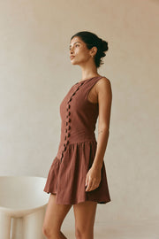 Alfresco Dress - Chocolate