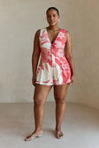 SAMPLE-Jade Playsuit  - Flora Sunset
