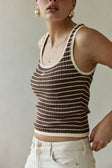Lennie Top - Chocolate Stripe