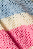 Pastel Stripe Crochet Knit Maxi Damaris Skirt