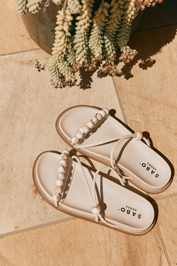 Indigo Sandals - Beige