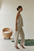 Lana Pants - Brown Stripe