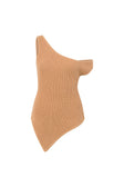 Tan Knit Off Shoulder Sienna Top